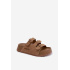 Dámske sandále s hrubou platformou s remienkami Big Star TT274530 Camel - Odtiene hnedej a béžovej