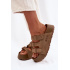 Dámske sandále s hrubou platformou s remienkami Big Star TT274530 Camel - Odtiene hnedej a béžovej