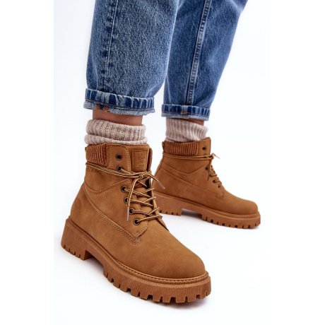 Ženské izolované topánky Camel Cross MM2R4011C - Odtiene hnedej a béžovej