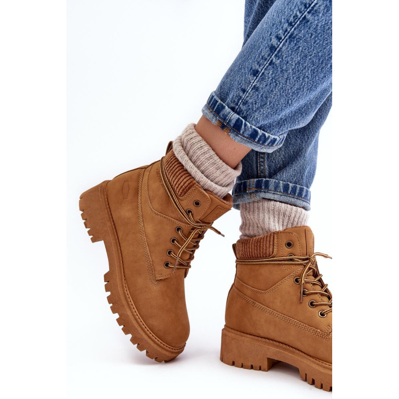 Ženské izolované topánky Camel Cross MM2R4011C - Odtiene hnedej a béžovej