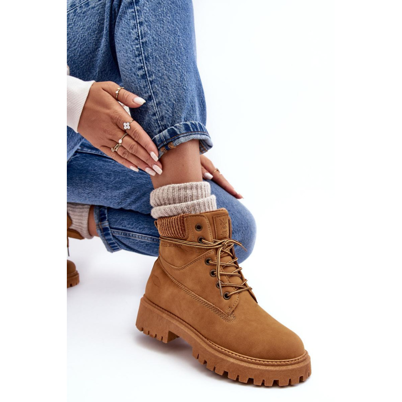 Ženské izolované topánky Camel Cross MM2R4011C - Odtiene hnedej a béžovej