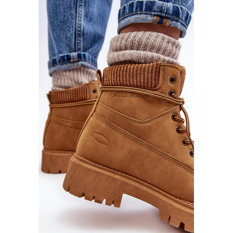 Ženské izolované topánky Camel Cross MM2R4011C - Odtiene hnedej a béžovej