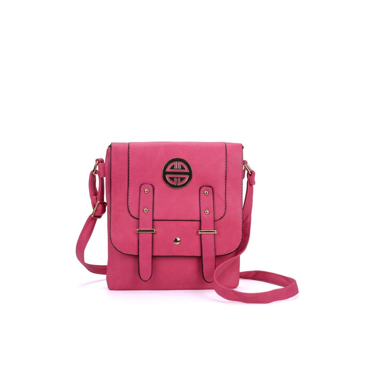 Tmavoružová kabelka Crossbody