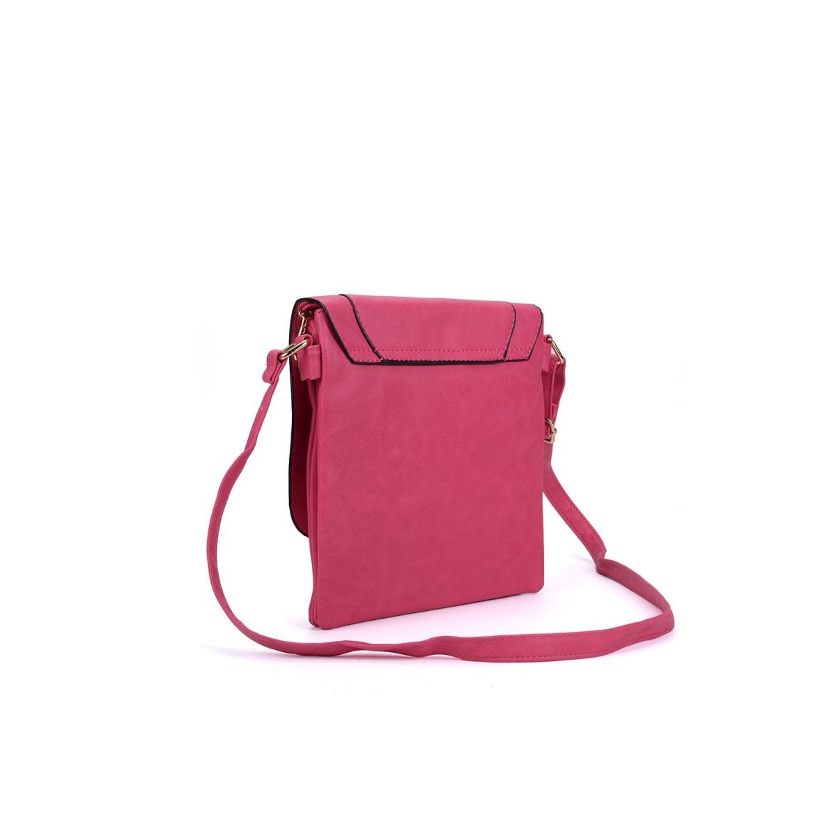 Tmavoružová kabelka Crossbody