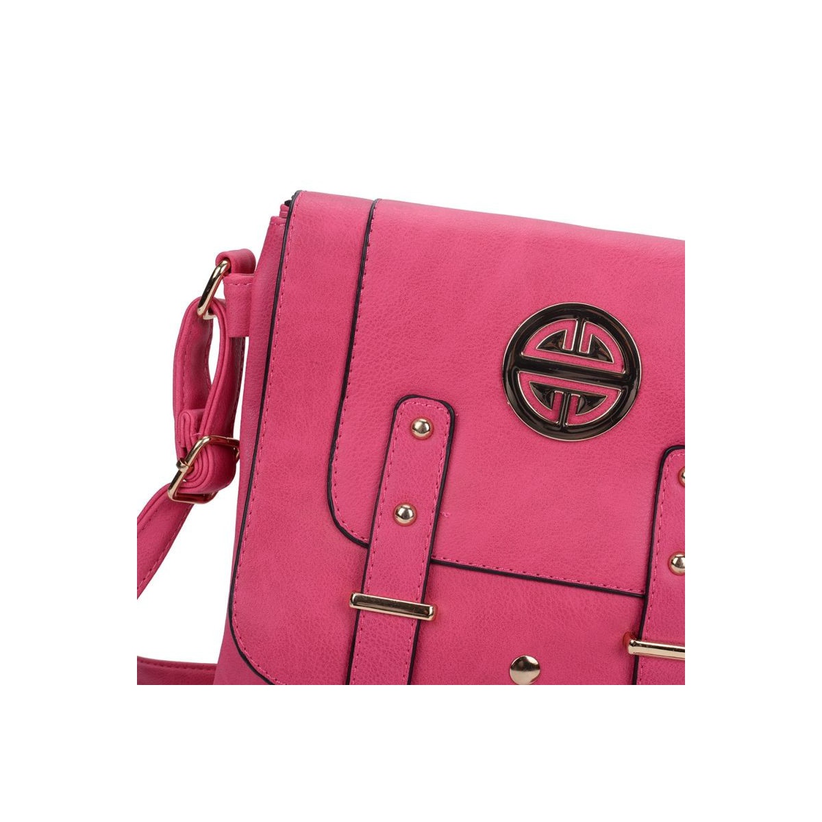 Tmavoružová kabelka Crossbody