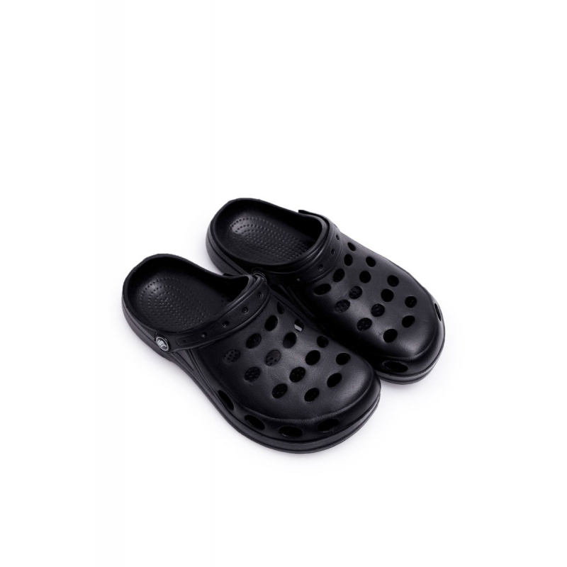 ČIERNE DÁMSKE ŠĽAPKY FLAMESSHOES - Fashion4u.sk - Gumené šľapky