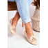 Béžové Dámske balerínky BUGO F4U12196 - Fashion4u.sk