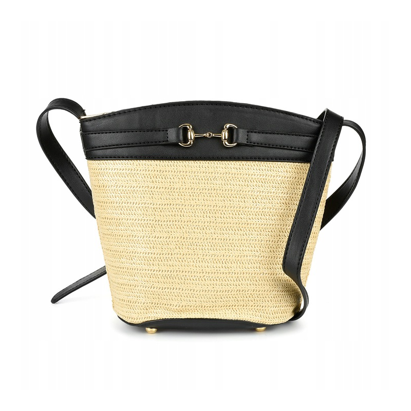 Čierna dámska kabelka na leto SUNNY