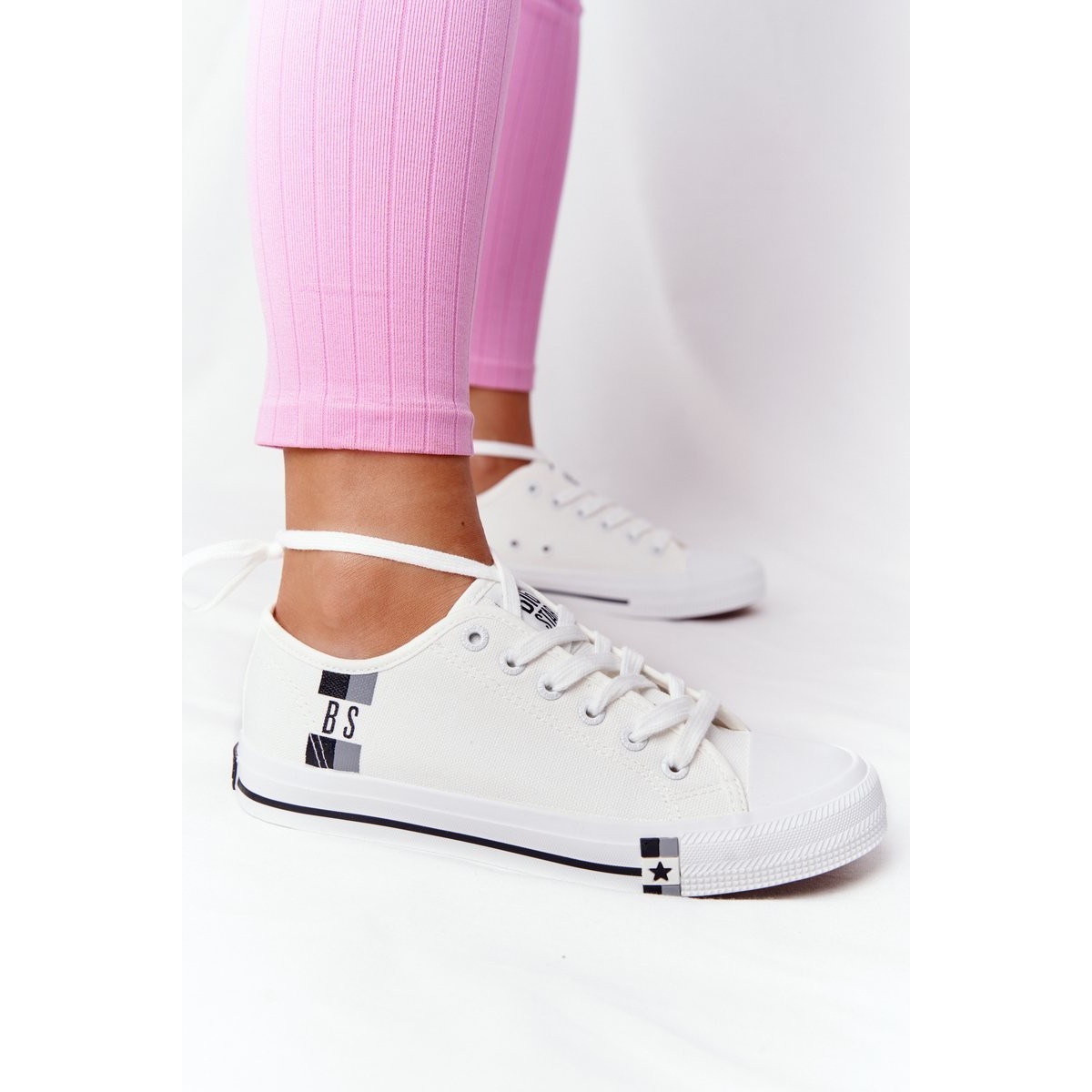 biele dámske tenisky BIG STAR
