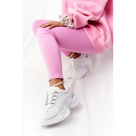 Biele dámske športové topánky Good Mood F4U14071