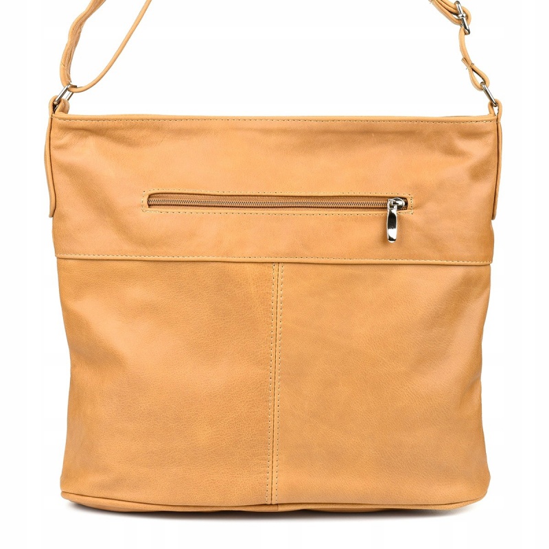 Hnedá Kožená kabelka KLASIK BELTIMORE