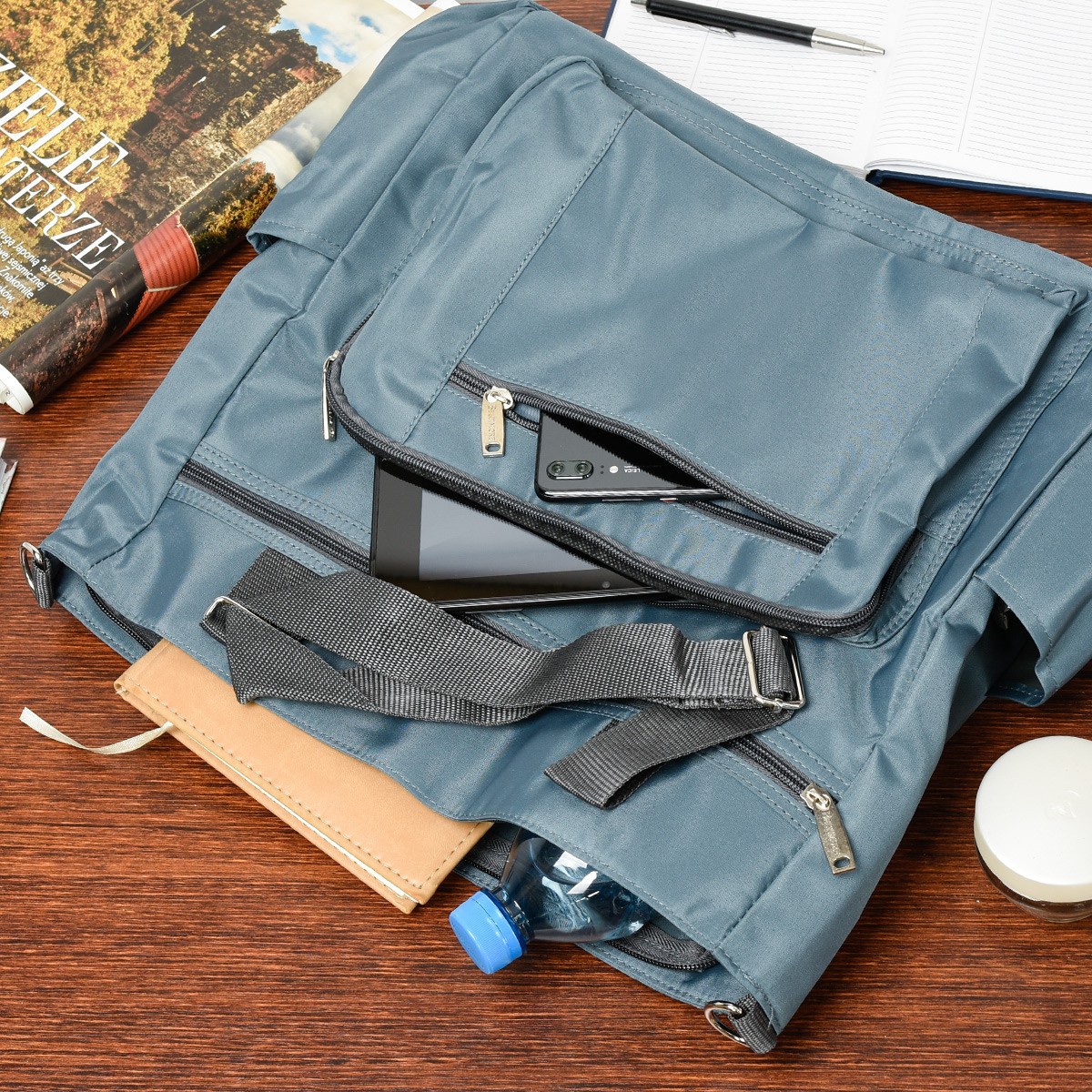 Dámska šedá kabelka AGNES