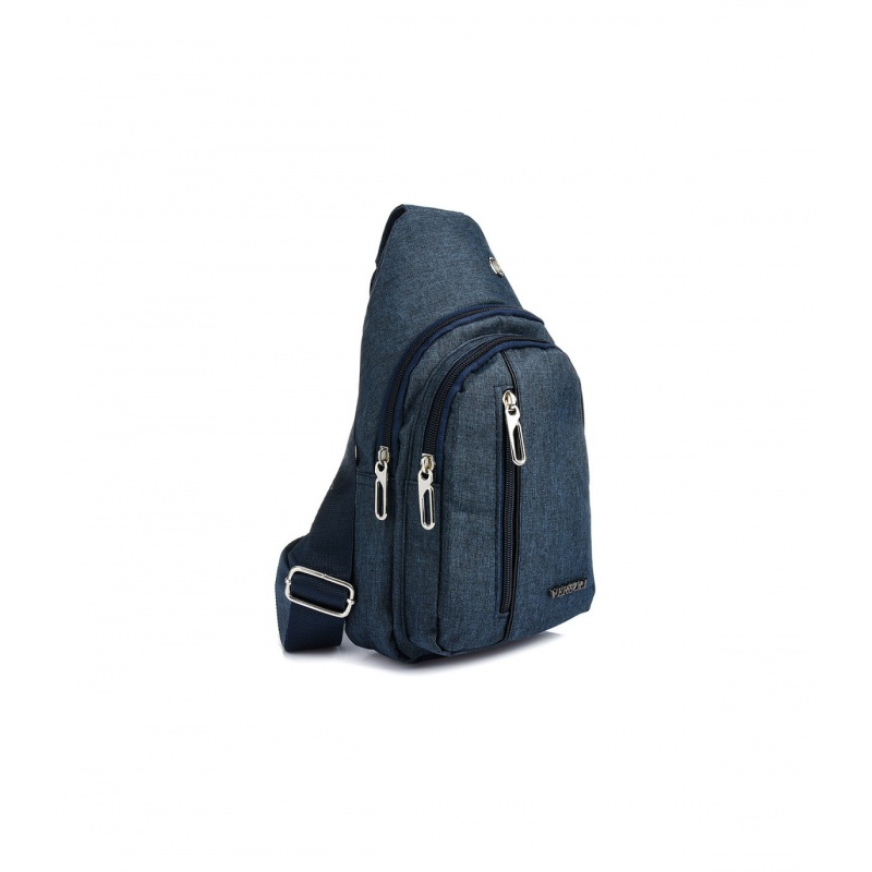 Pánska crossbody ľadvinka VERSOLI - modrá
