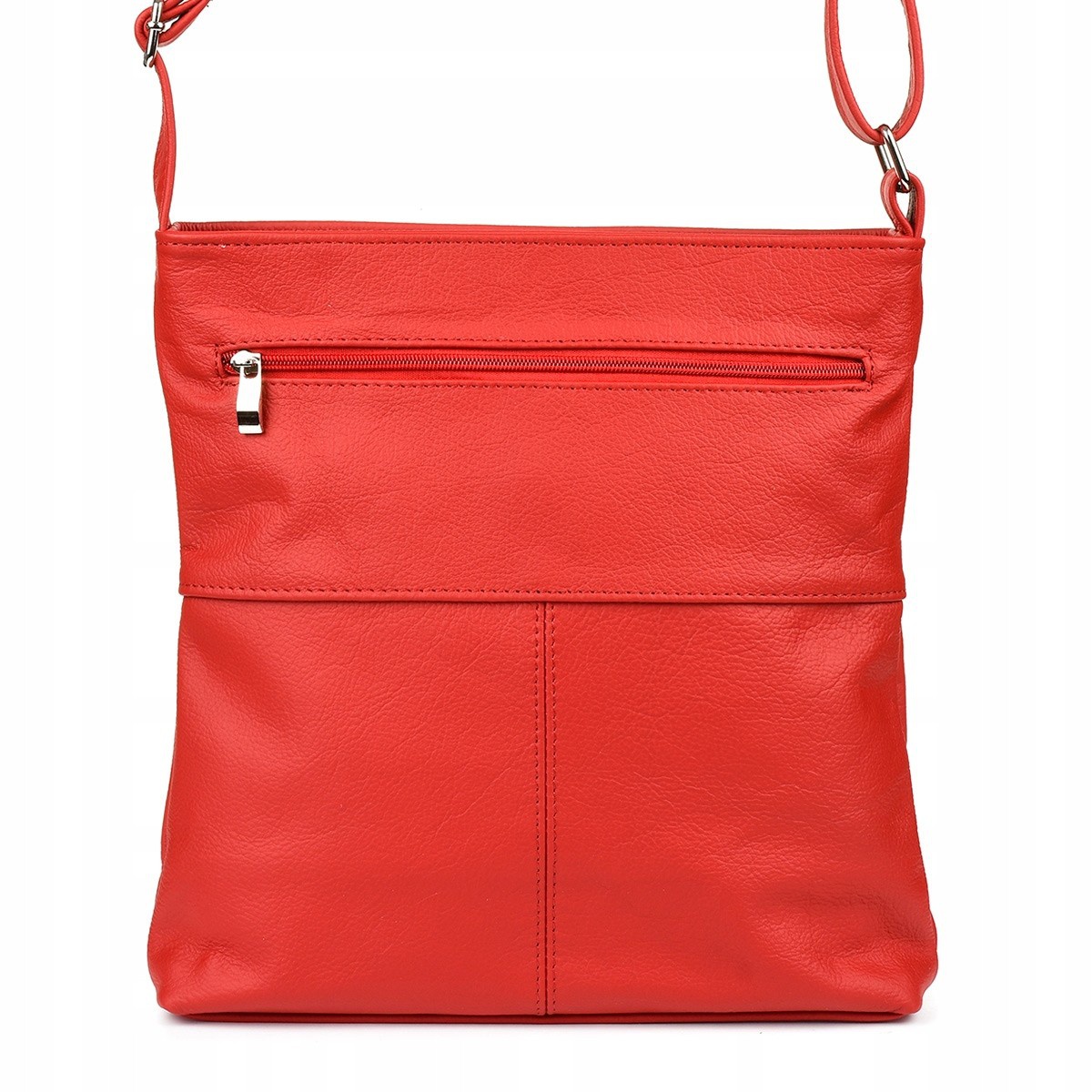 Červená kožená kabelka BELTIMORE ATRAKTIV