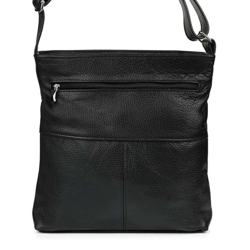 Čierna kožená kabelka BELTIMORE ATRAKTIV
