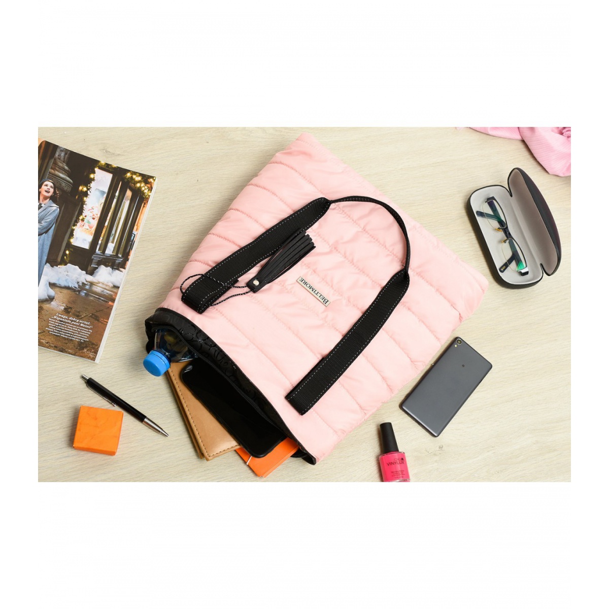 Ružová kabelka BELLA