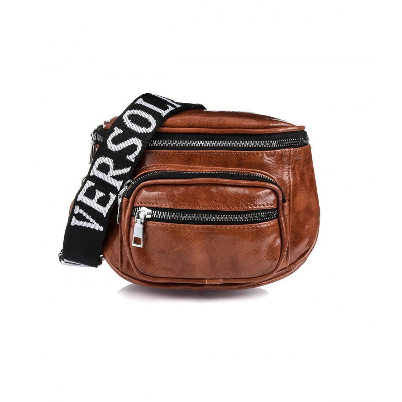 Hnedá kabelka VERSOLI - LESK