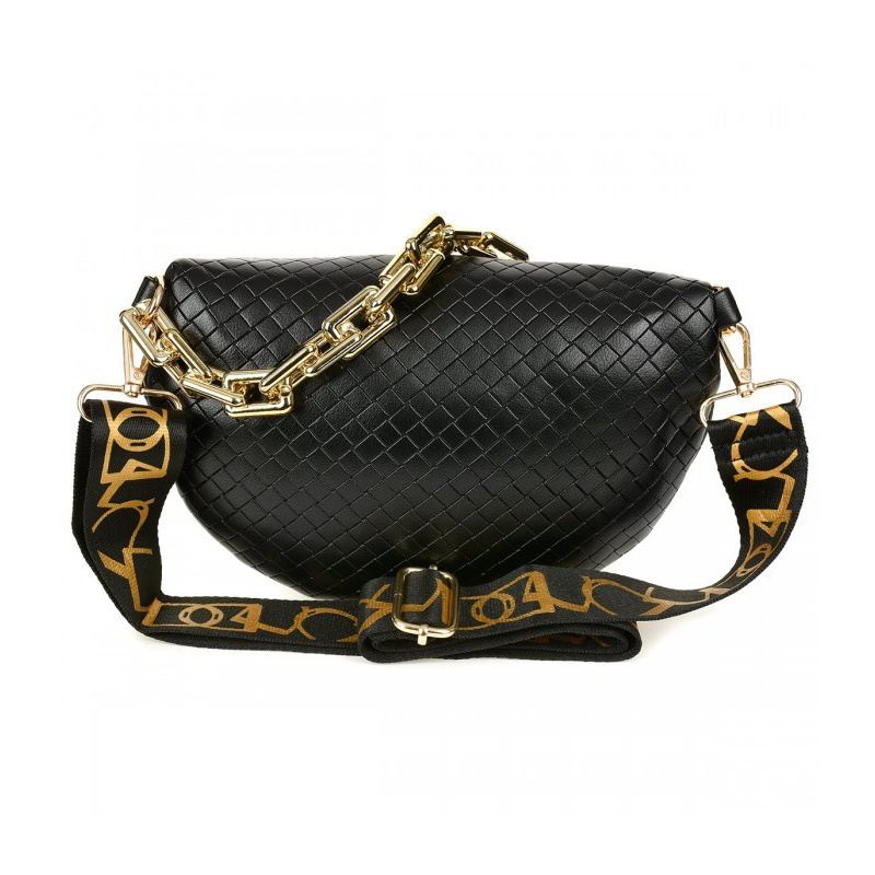 Čierna dámska ľadvinka ALEXIA