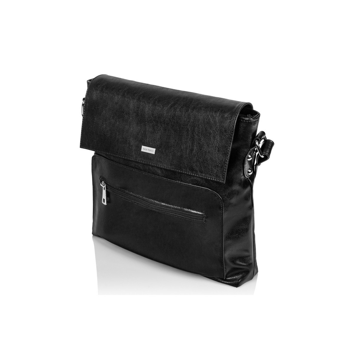 Crossbody dámska čierna kabelka Bianca