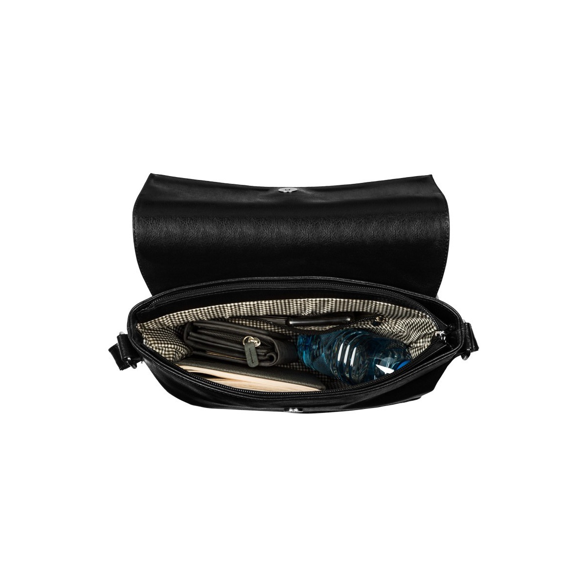 Crossbody dámska čierna kabelka Bianca