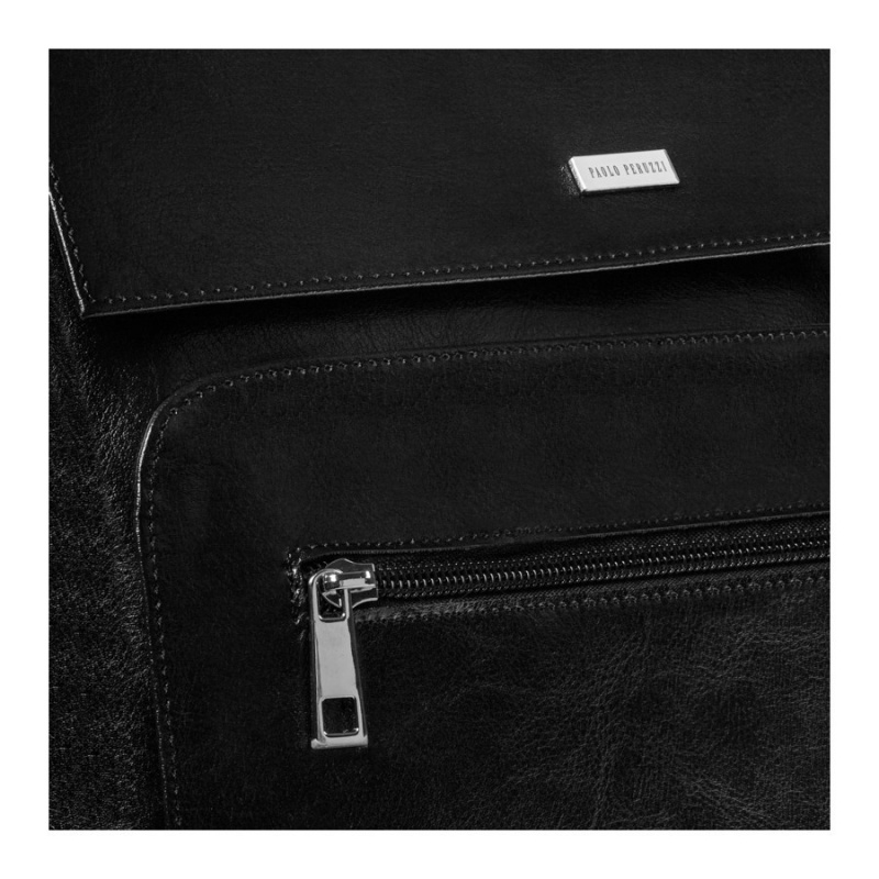 Crossbody dámska čierna kabelka Bianca