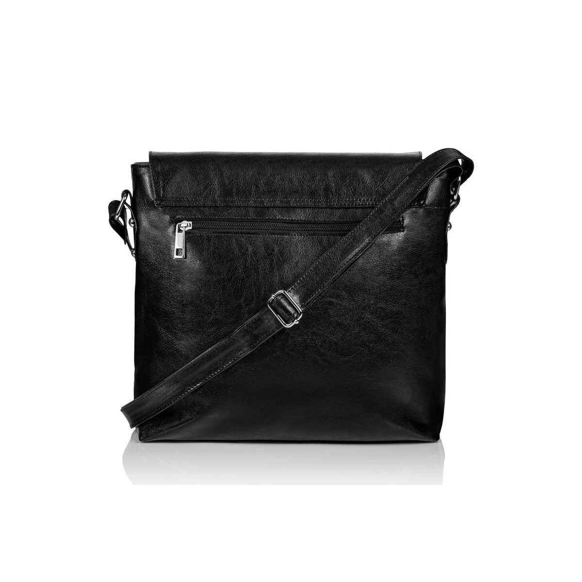 Crossbody dámska čierna kabelka Bianca