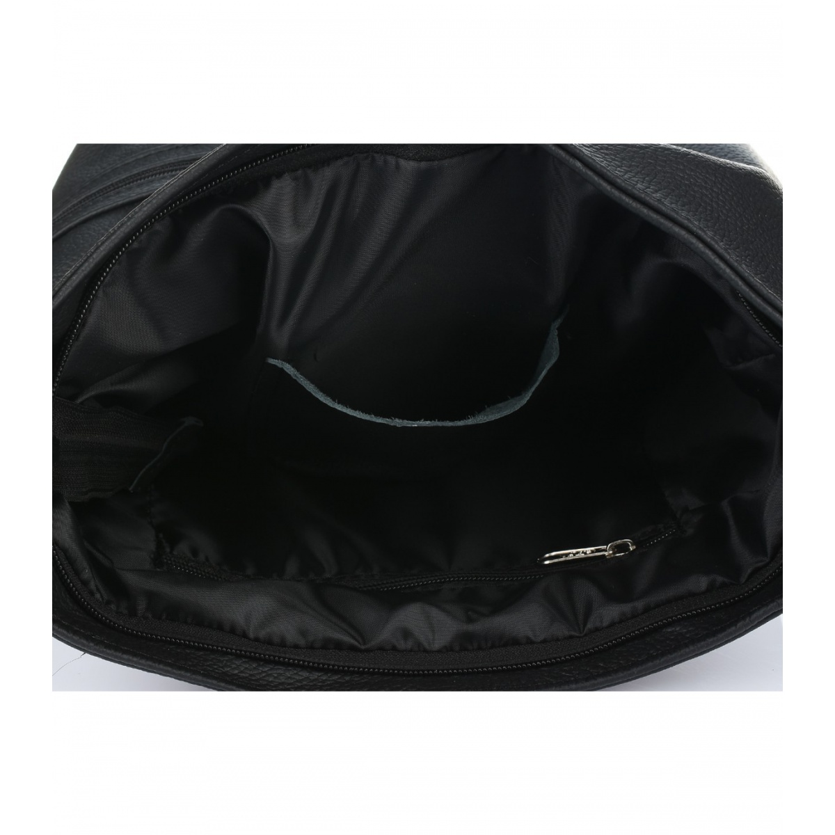 Kožená čierna dámska kabelka Gloria