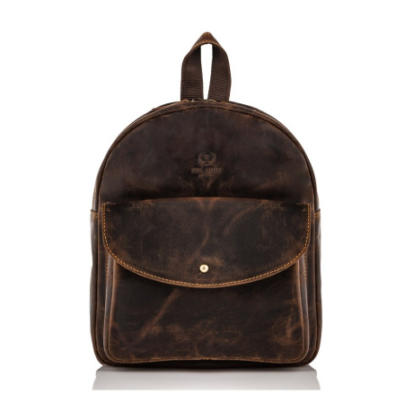 Kožený dámsky vintage batoh