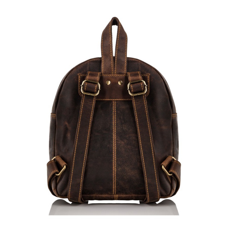 Kožený dámsky vintage batoh