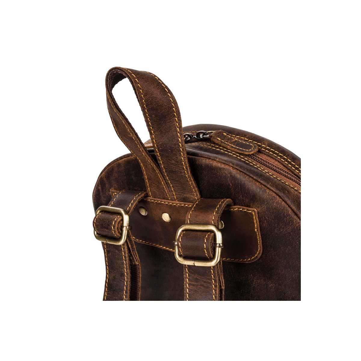 Kožený dámsky vintage batoh