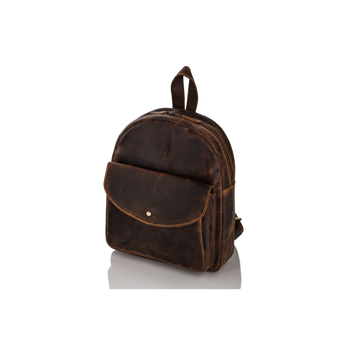 Kožený dámsky vintage batoh