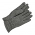 Šedé bavlnené dámske rukavice