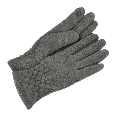 Šedé bavlnené dámske rukavice