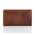 Hnedá kožená dámska peňaženka Paolo Peruzzi