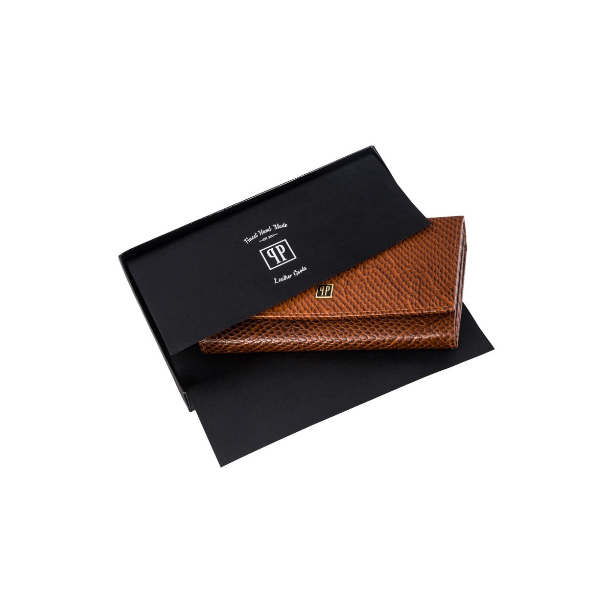 Hnedá kožená dámska peňaženka Paolo Peruzzi