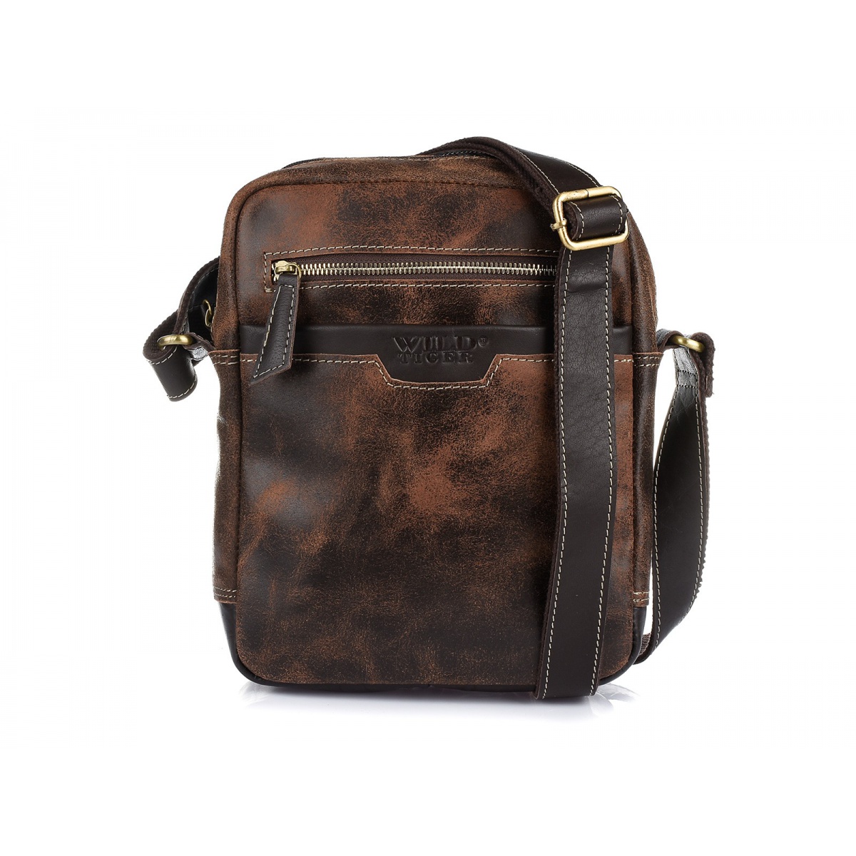 Kožená pánska crossbody taška NUBUK Wild