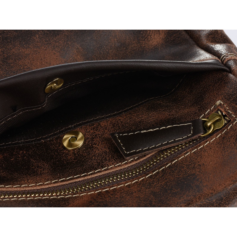 Kožená pánska crossbody taška NUBUK Wild