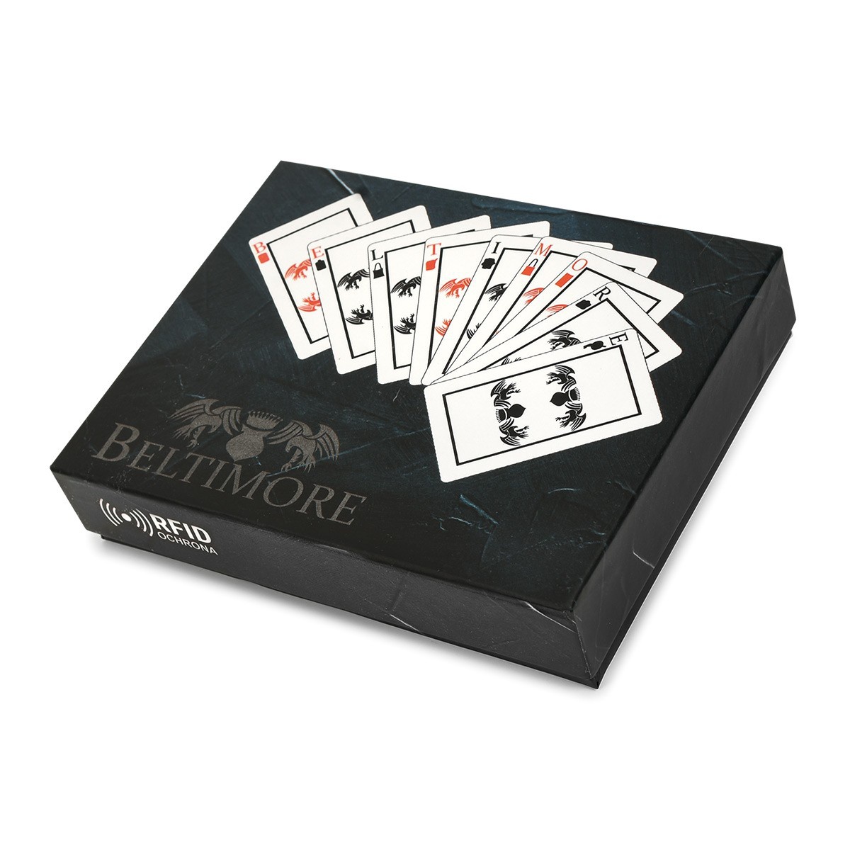 Kožená čierna pánska peňaženka