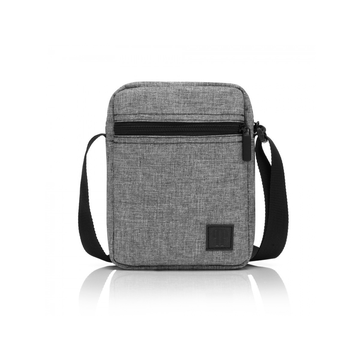 Šedá crossbody taška Paolo Peruzzi