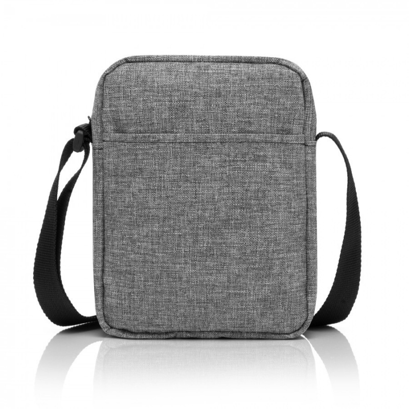 Šedá crossbody taška Paolo Peruzzi