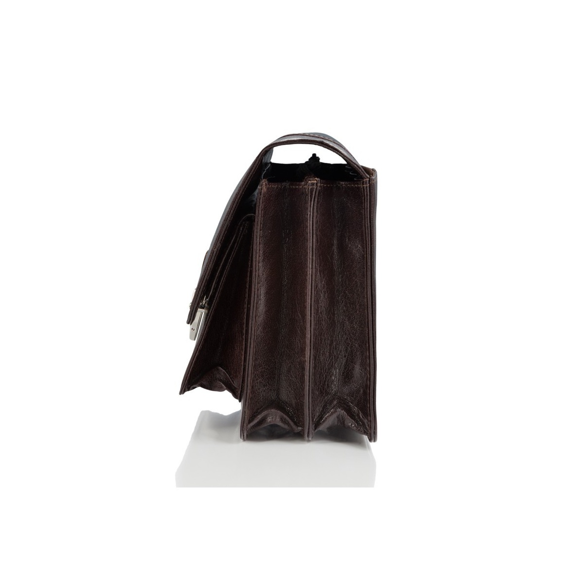 Hnedá pánska kožená príručná taška Peruzzi PRIME