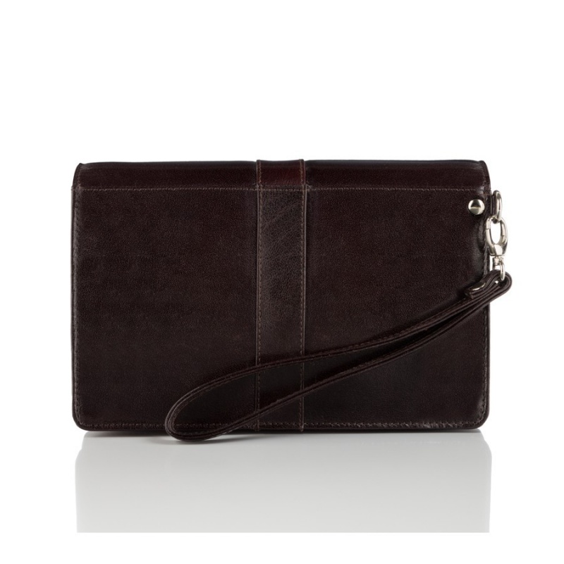 Hnedá pánska kožená príručná taška Peruzzi PRIME