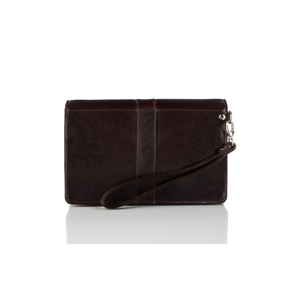 Hnedá pánska kožená príručná taška Peruzzi PRIME