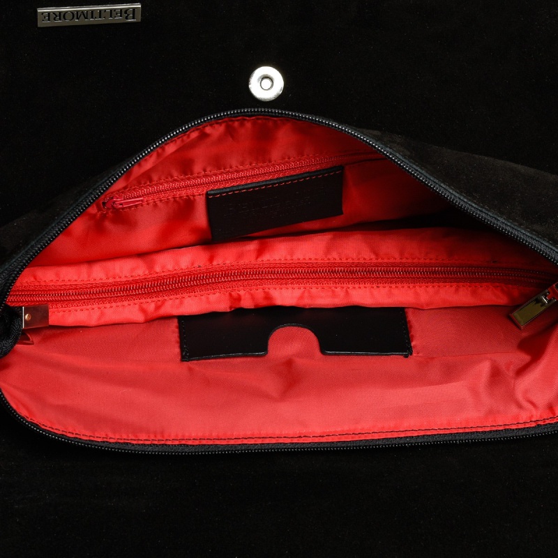 Dámska kožená čierna kabelka MELISSA