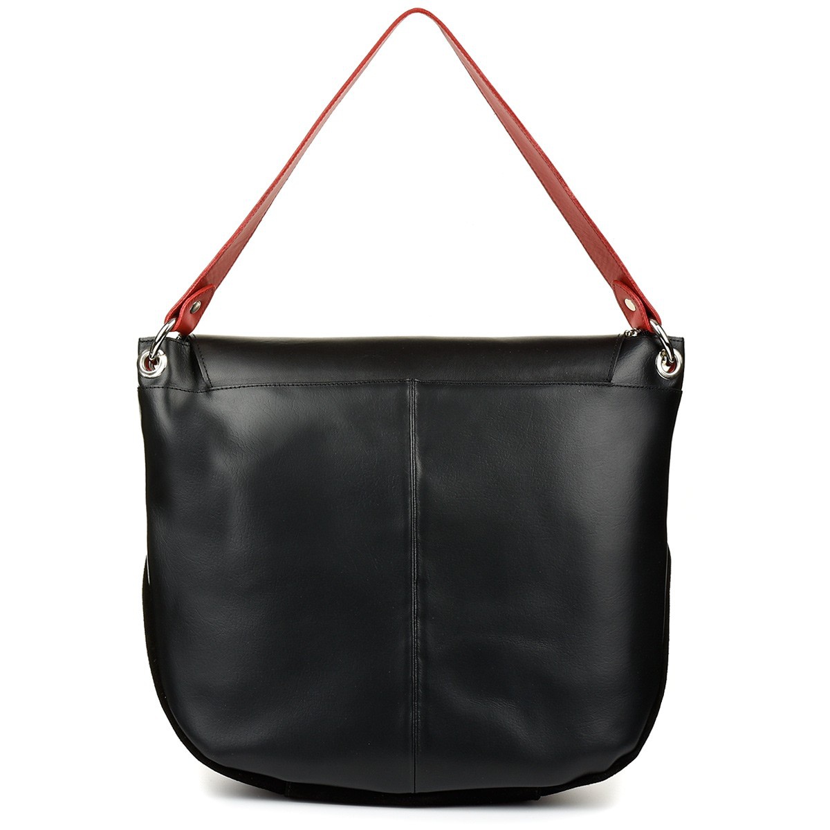 Dámska kožená čierna kabelka MELISSA