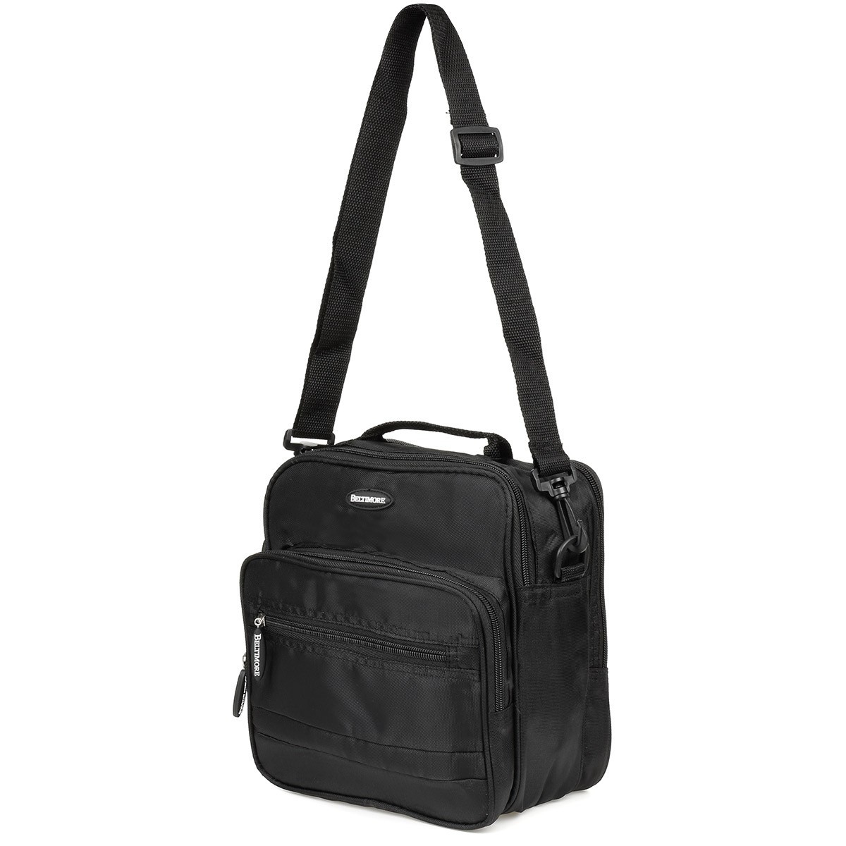 Pánska čierna crossbody taška BRONSON