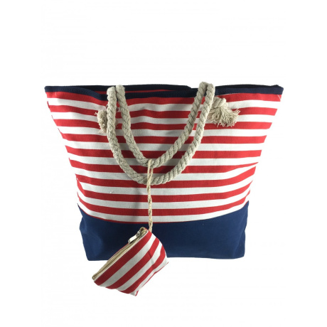Dámska pruhovaná plážová taška SELENA