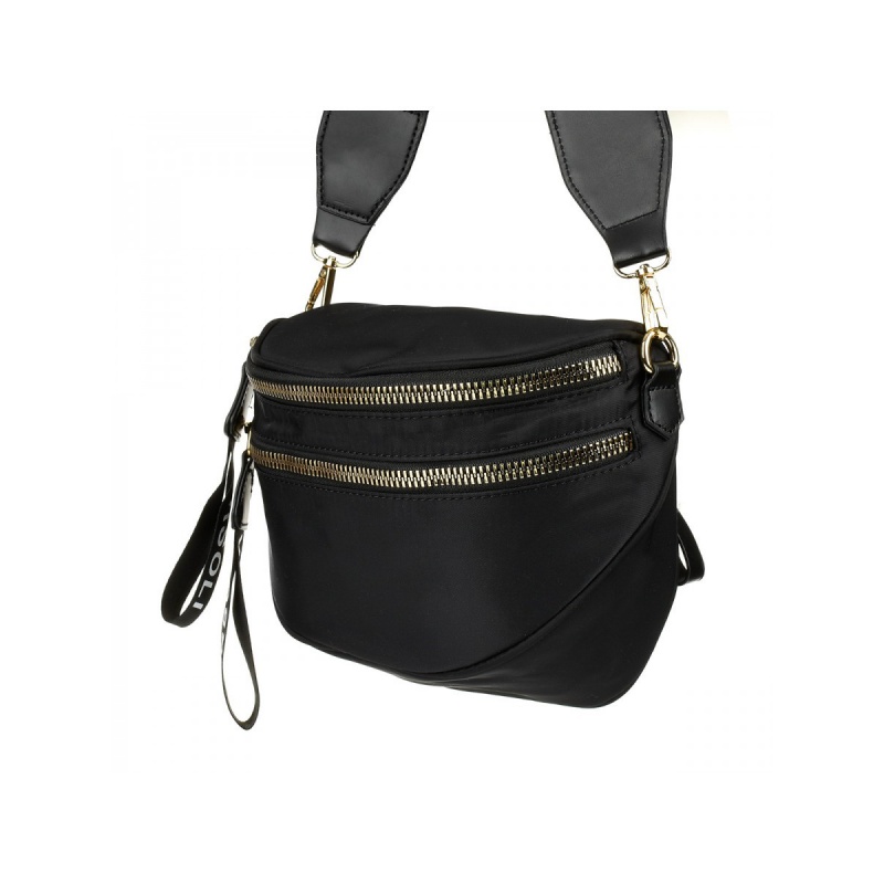 Dámska čierna crossbody kabelka ARETA