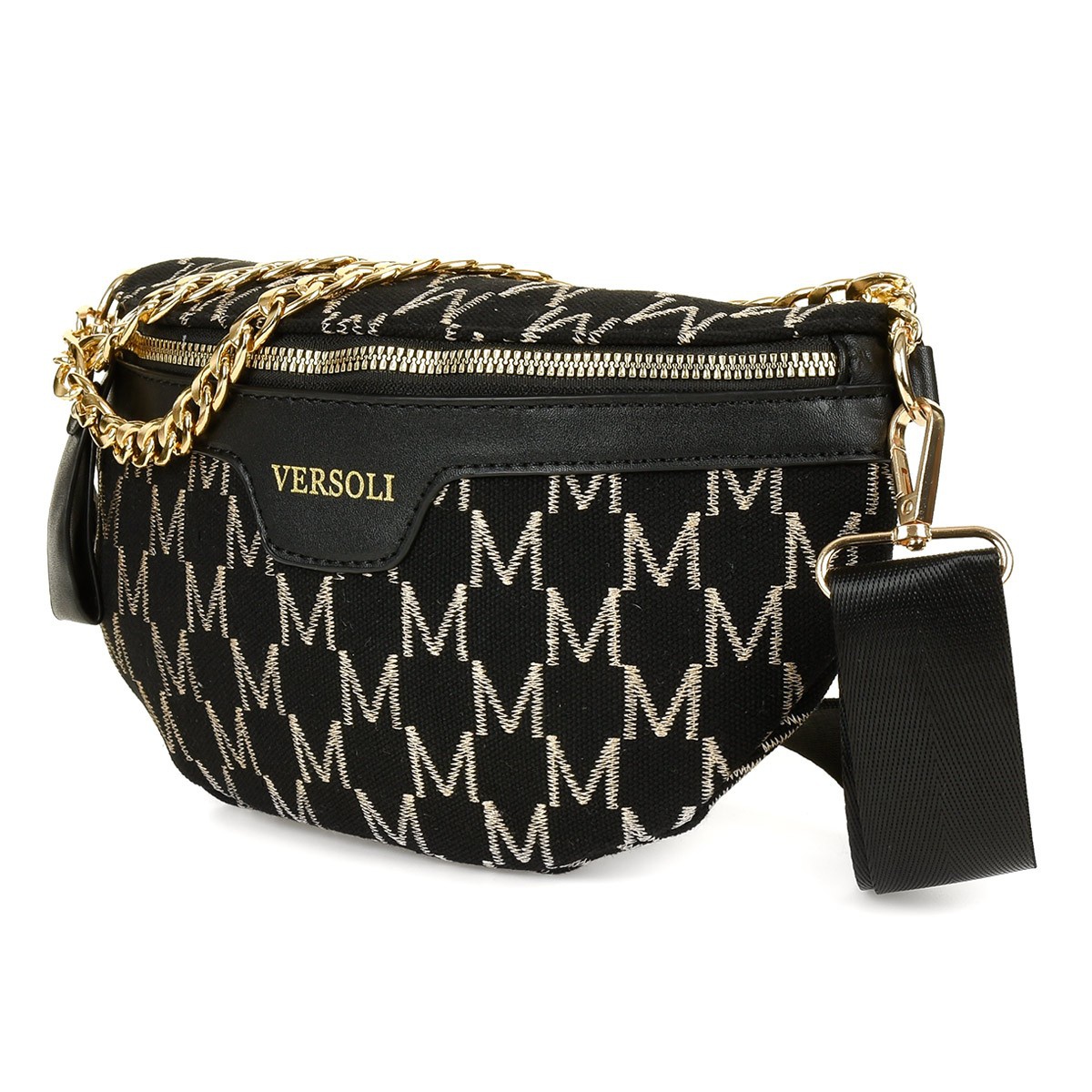 Čierna crossbody kabelka LOTTY