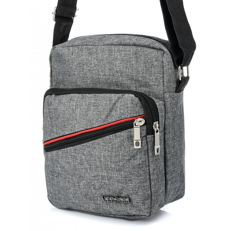 Šedá pánska crossbody taška ALVIN